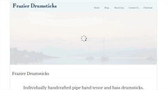 Desktop Screenshot of frazierdrumsticks.com